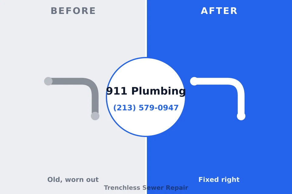 Before and after: plumbing repair Point Pleasant Beach, NJ